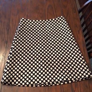 Boden spotted wool skirt